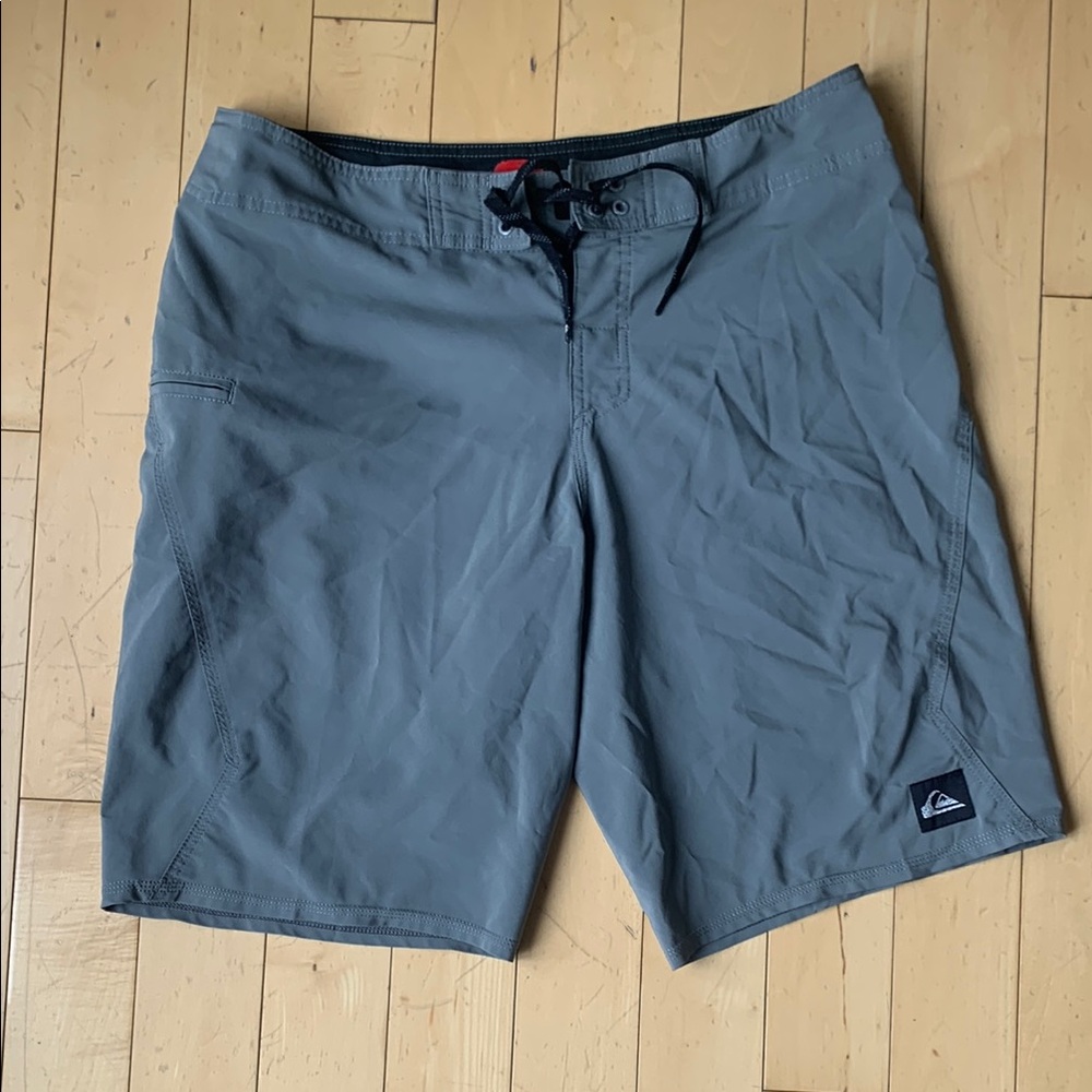 Quiksilver Men's Gray Swim Shorts